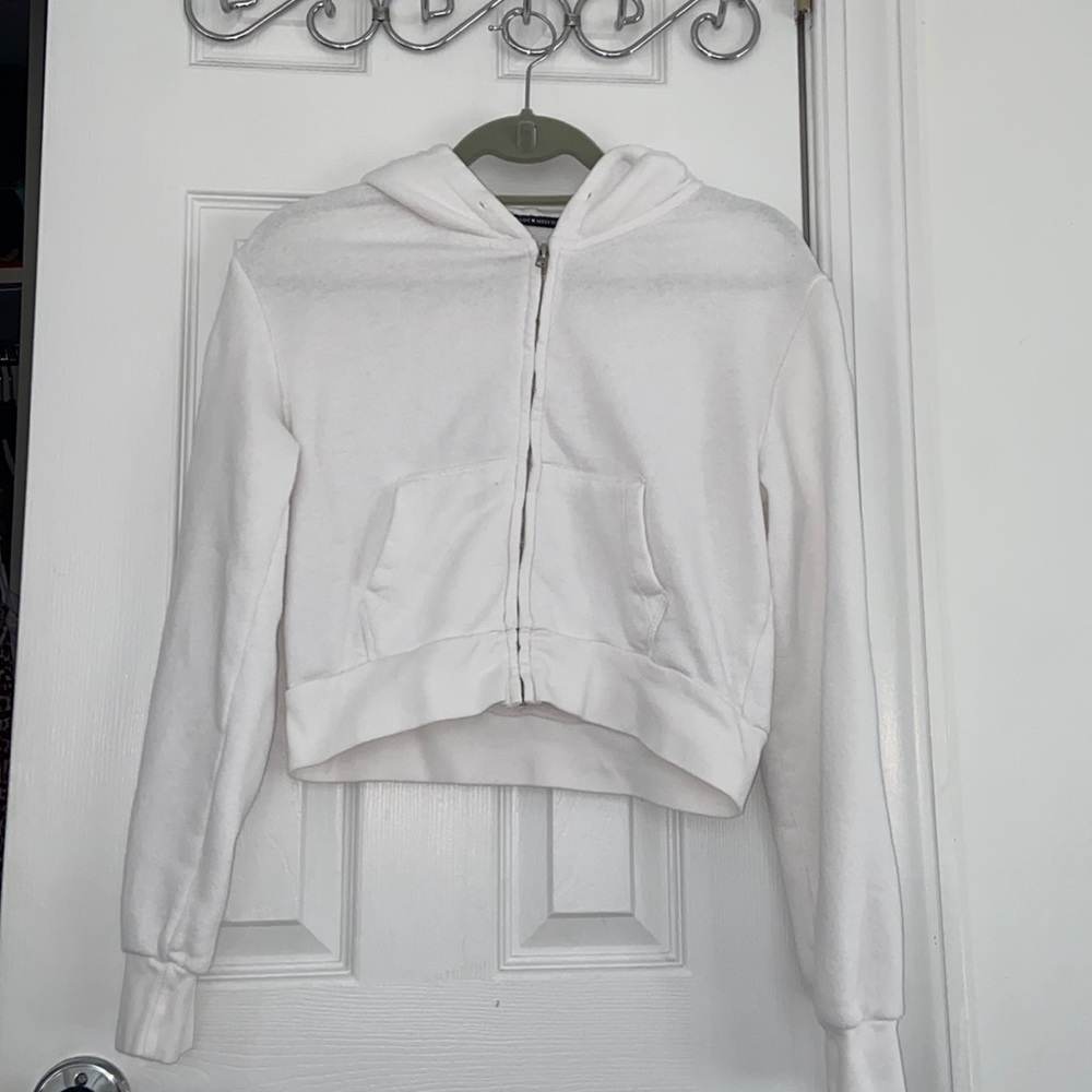Brand Melville White Crystal Hoodie